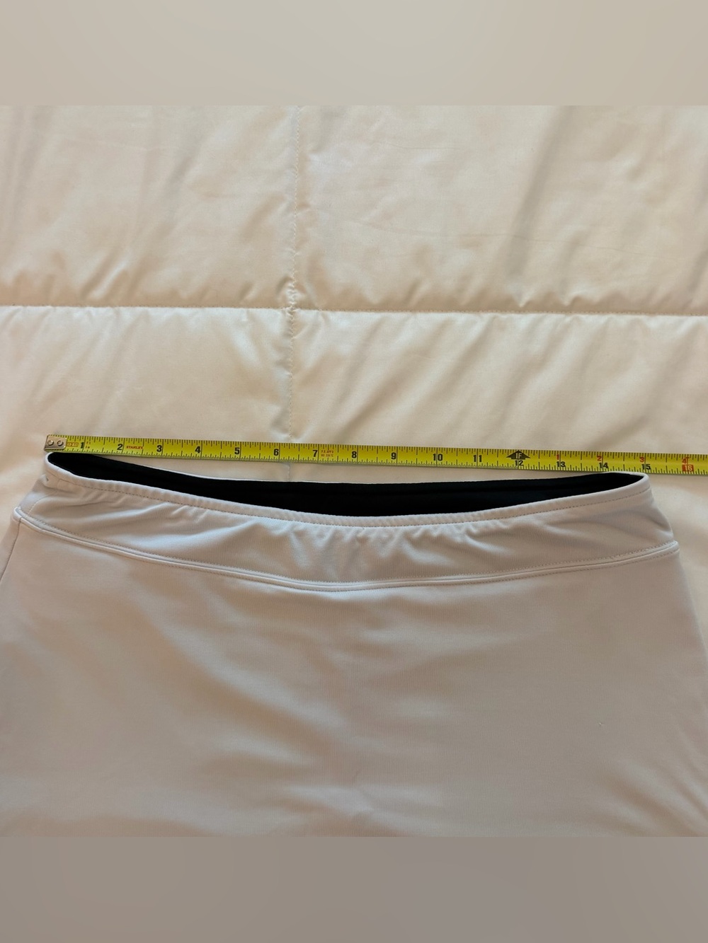 Slazenger White Golf Skort with Black Logo Accent - Picture 5 of 8